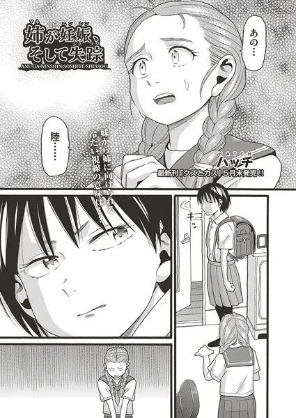 姉が妊娠、そして失踪
