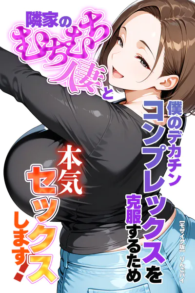 僕のデカチンコンプレックスを克服するため隣家のむちむち人妻と本気セックスします！【モザイク版】